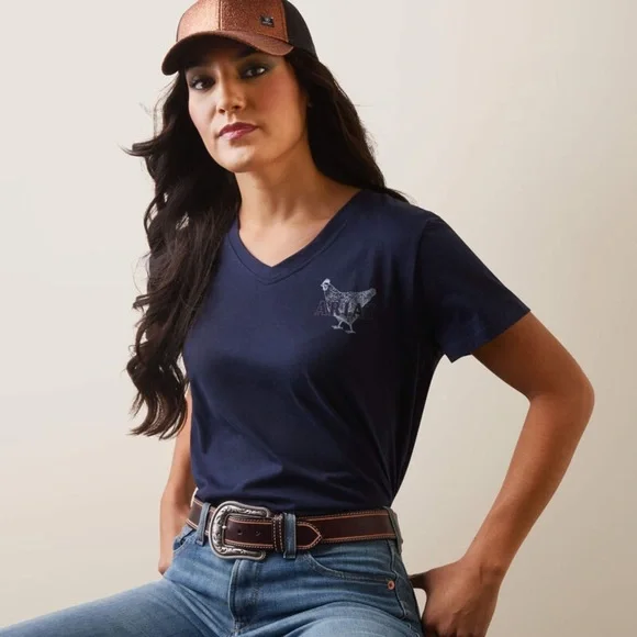 *** Brand new with tags*** Ariat real mama hen tee - Picture 3 of 3